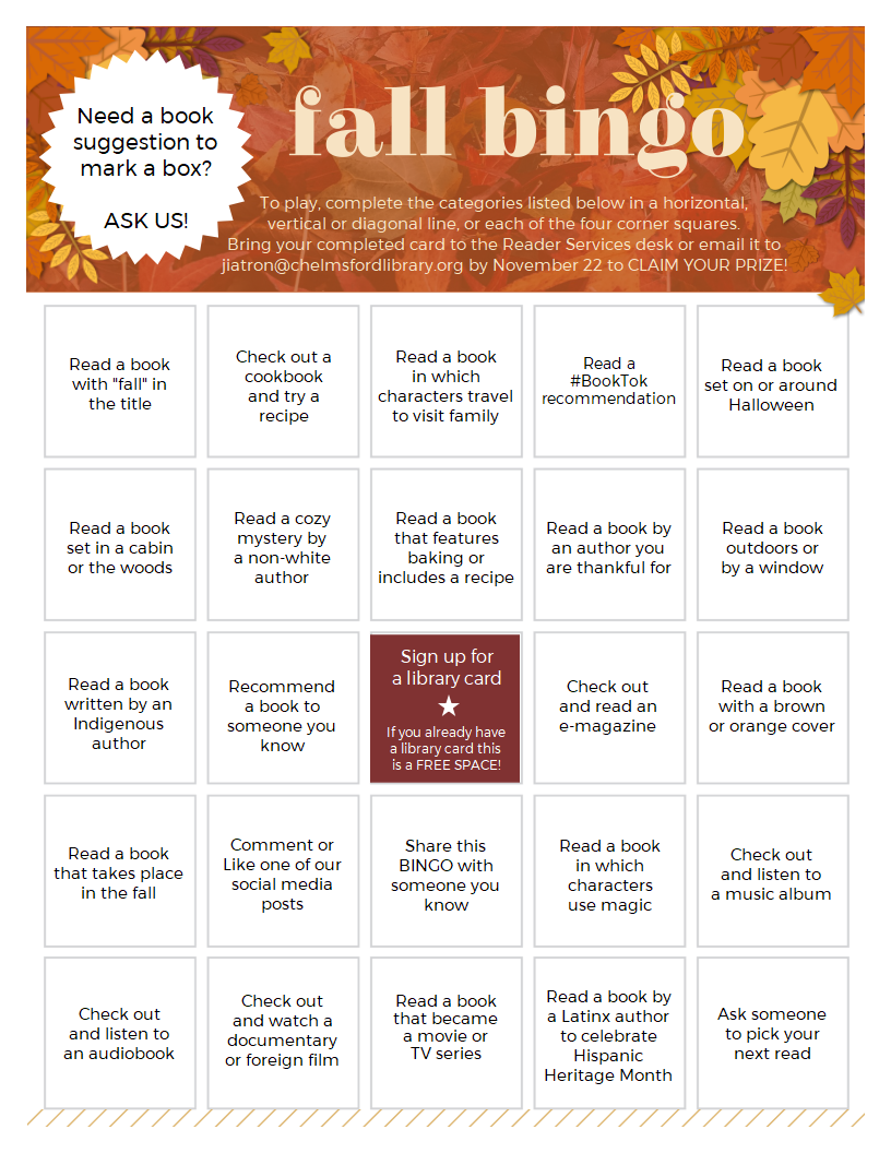 Fall Bingo Is Here! Teaser image